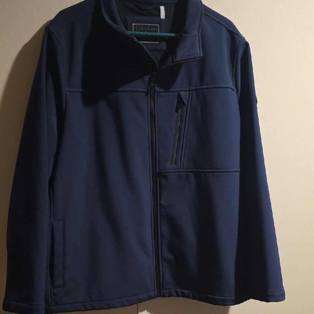 Calvin Klein Men's Deep Blue Lightweight Water Resistant Jacket XXL
